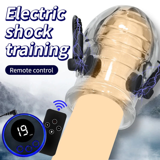 Penis Head Glans Shocking Electro Stimulation Toy