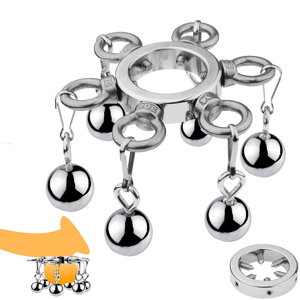 Ball Stretcher Man 304 Stainless Steel Ball Stretching Weights for