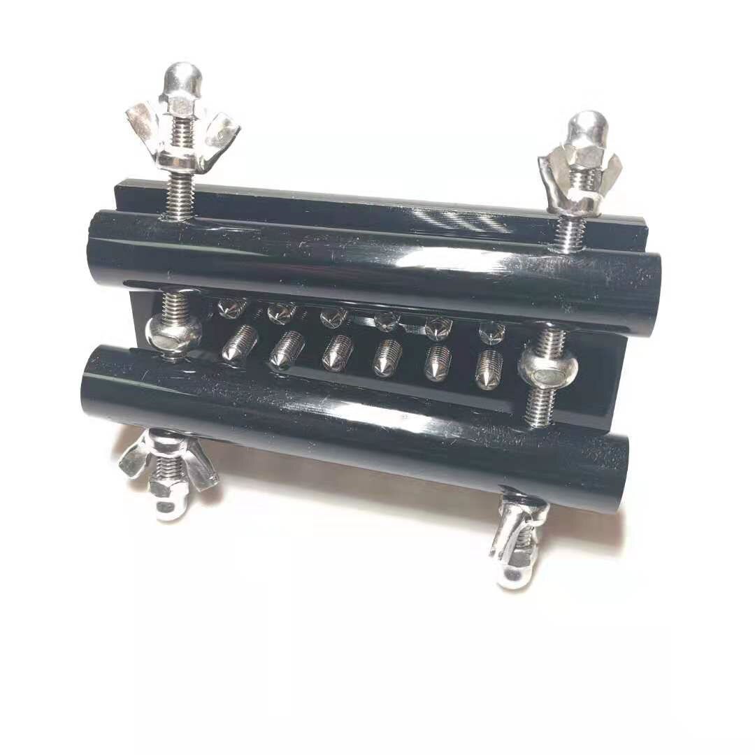 Fully Adjustable CBT Testicle Crusher with Spikes - BallbustingToys.com