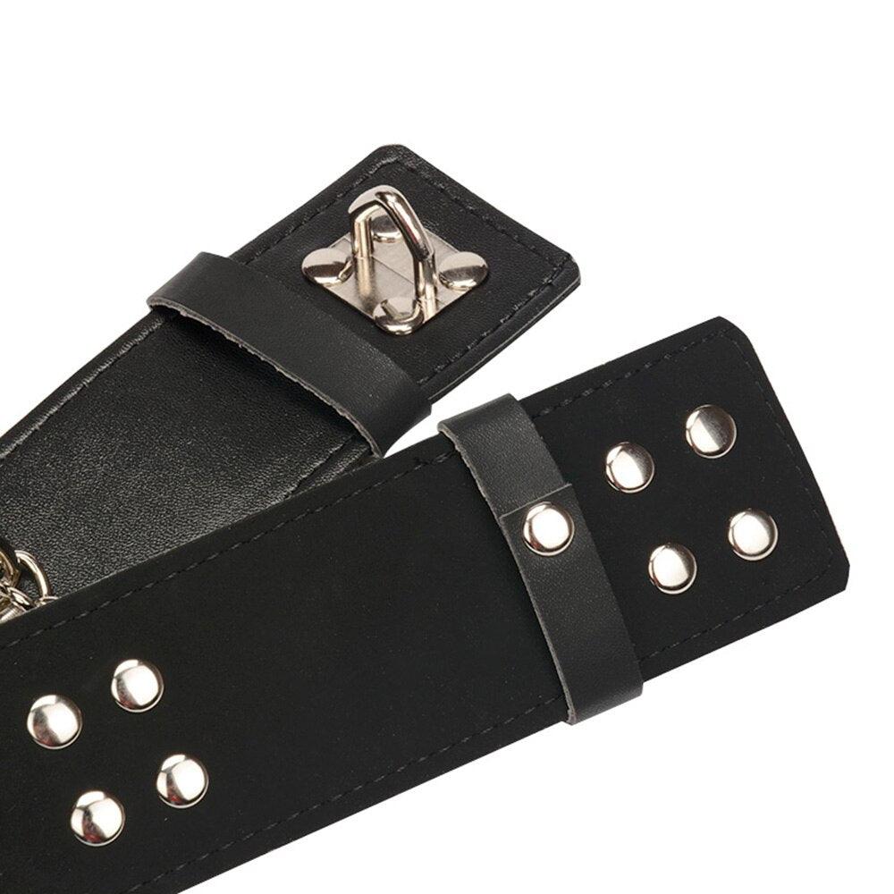 Metal Ankle Spreader Bar with Cuffs