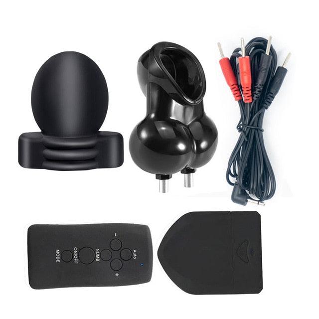 Remote Electroplay Toy for Testicle and Cock Torture