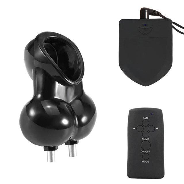 Remote Electroplay Toy for Testicle and Cock Torture