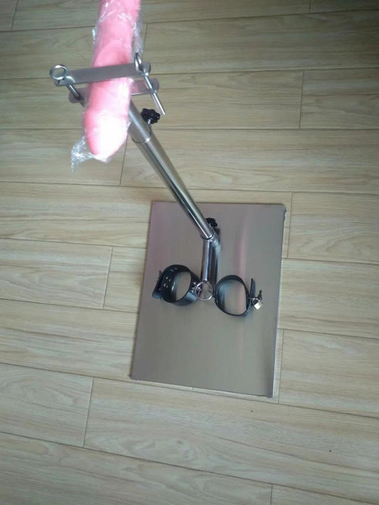 Standing Restraint Cock and Ball Torture Shelf