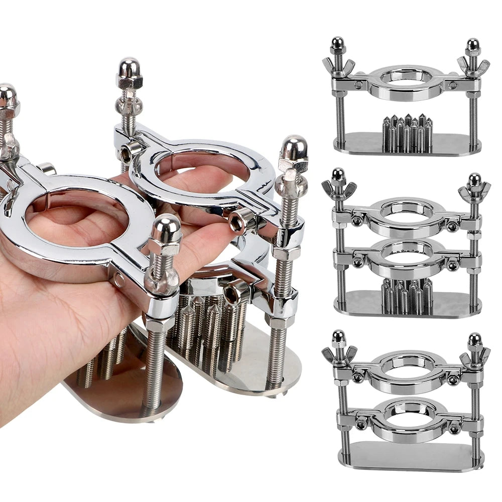 Stainless Steel Extreme Weighted Testicle Stretcher