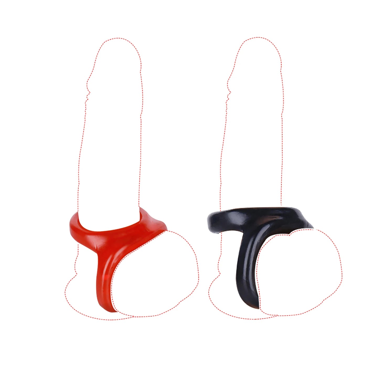 Silicone Cock and Ball Ring