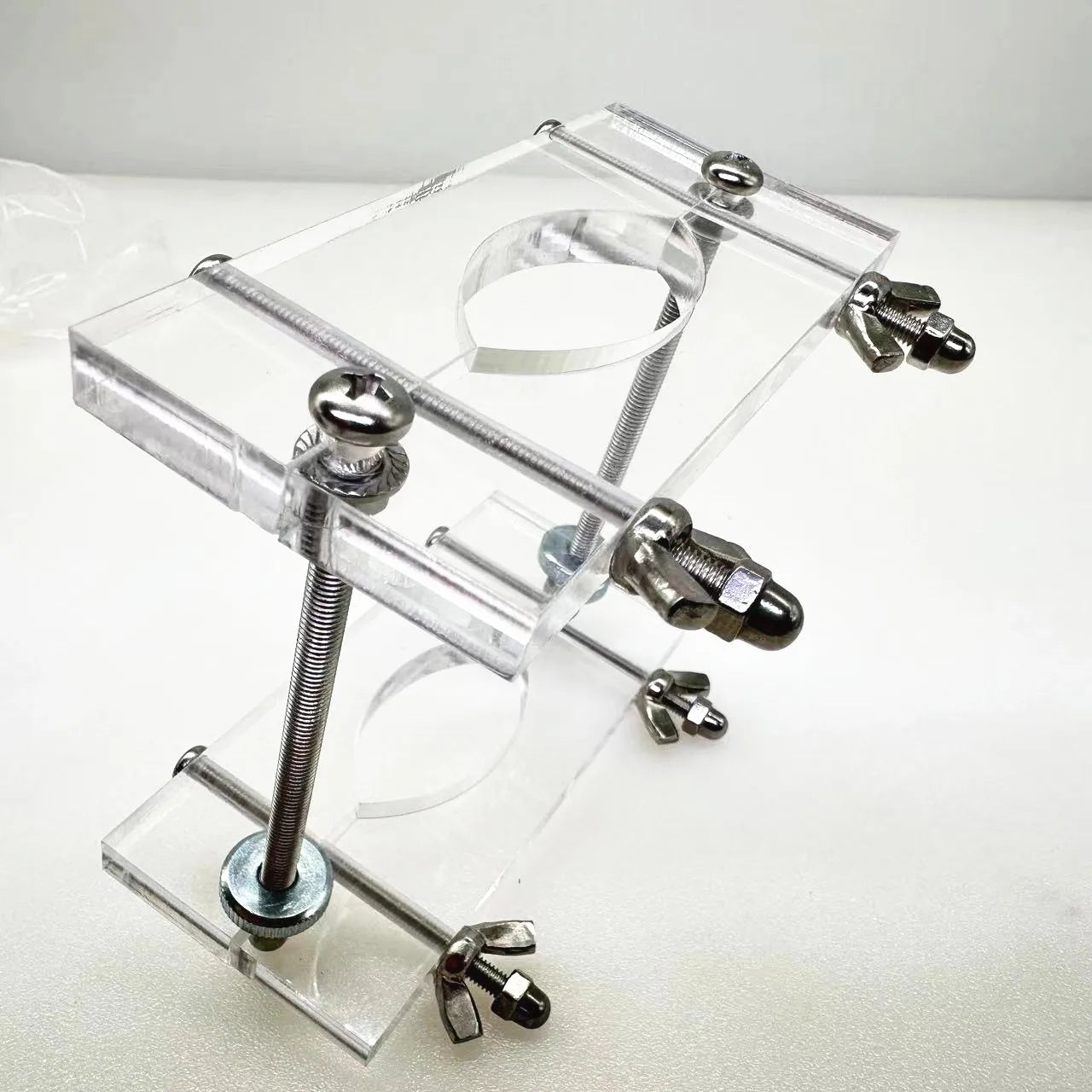 Clear Acrylic Cock & Ball Stretching Device