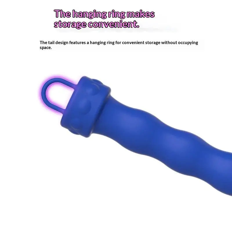 Flexible Silicone Rubber Fetish Sex Whip