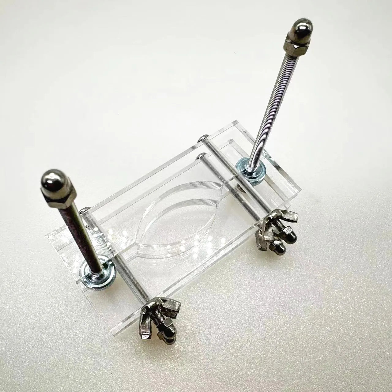 Clear Acrylic Cock & Ball Stretching Device