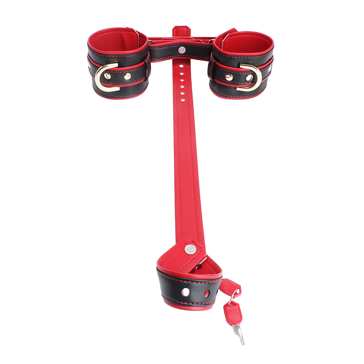 Simple Wrist to Balls BDSM Bondage Restraint