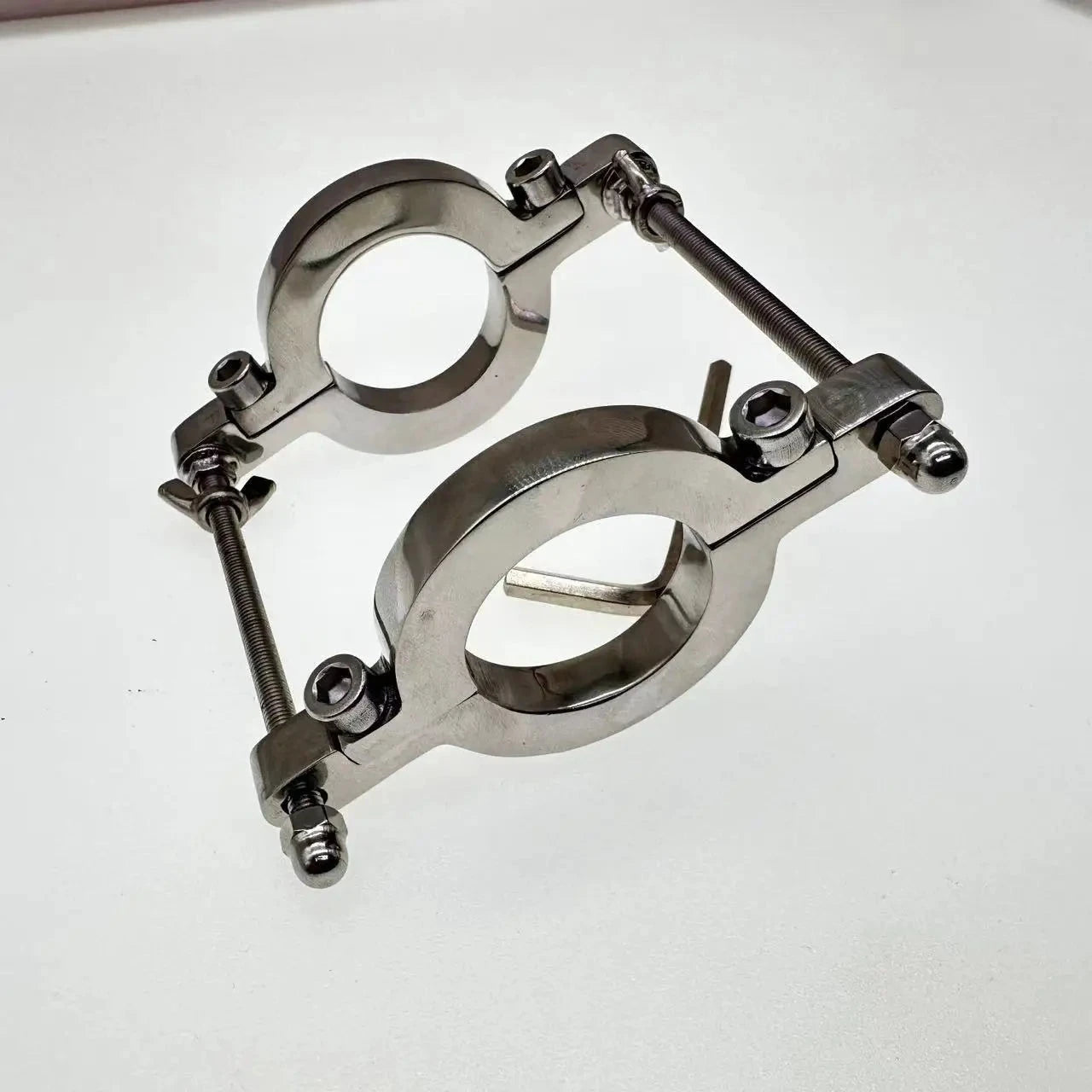 Stainless Steel Scrotum Ball Stretcher CBT Device