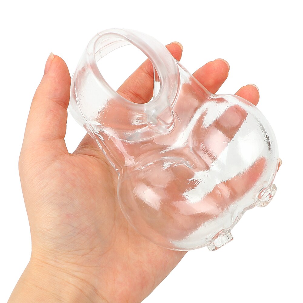 Soft Silicone Testicle Pouch - BallbustingToys.com