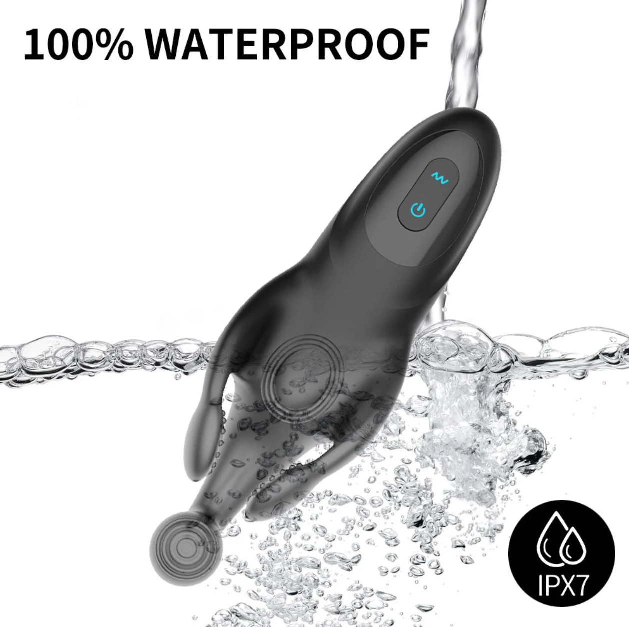 3 Prong Silicone Testicle Massager Vibrator BallbustingToys.com 3 Prong Silicone Testicle Massager Vibrator BallbustingToys.com
