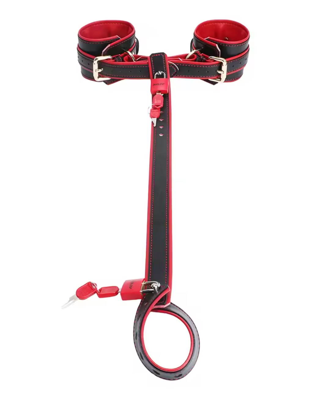 Simple Wrist to Balls BDSM Bondage Restraint