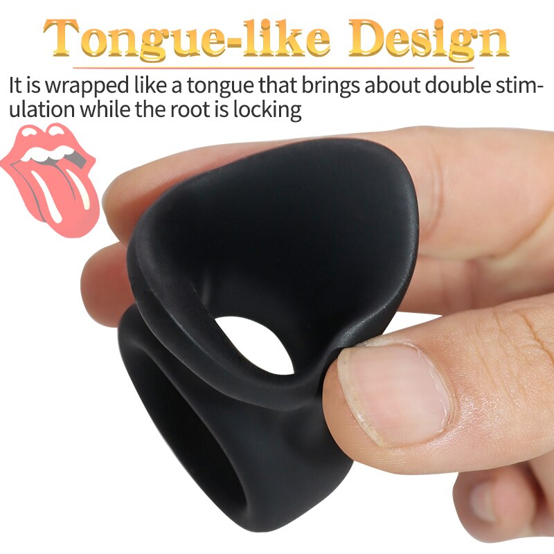 Soft Silicone Penis and Testicle Ring - BallbustingToys.com
