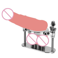 Stainless Steel Testicle Vice & Stretcher (Optional Metal Spikes)