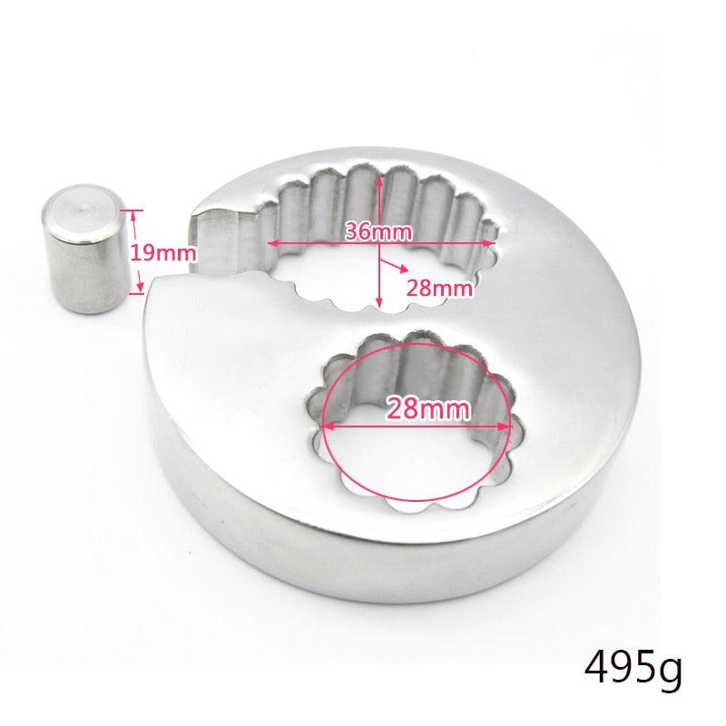 Weighted Stainless Steel Lockable Testicle Stretcher –