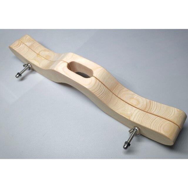 Light Wood BDSM Humbler Testicle Restraint